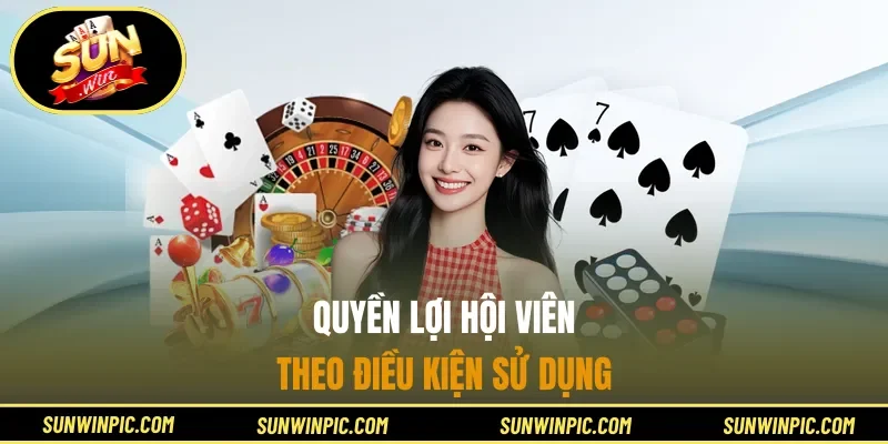 Quyền lợi hội viên theo điều kiện sử dụng